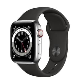 Apple Watch (Series 5) 2019 GPS 40 - Aluminium Silver - Sport-loop Svart