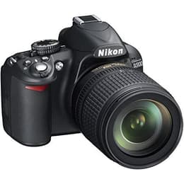 Reflex D3100 - Svart + Nikon AF-S DX Nikkor 18-105mm F3.5-5.6G ED VR f/3.5-5.6
