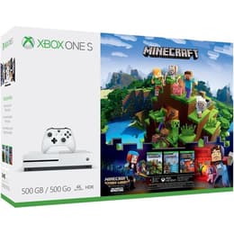 Xbox One S 500GB - Vit + Minecraft