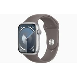 Apple Watch Series 9 (2023) GPS 45 mm - Aluminium Silver - Sportband Grå