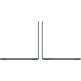 MacBook Air 13" (2024) - Apple M3 med 8-kärnig CPU och 8-kärnig grafikprocessor - 8GB RAM - SSD 256GB - Standardskärm - QWERTY - Engelsk