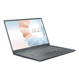 MSI Modern 15 A10M 15-tum (2020) - Core i3 - Gen 10 (U) - 8GB - SSD 512 GB AZERTY - Fransk