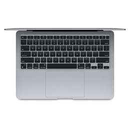 MacBook Air 13" (2020) - Apple M1 med 8-kärnig CPU och 7-kärnig grafikprocessor - 8GB RAM - SSD 256GB - Standardskärm - QWERTY - Svensk