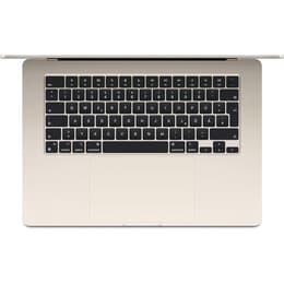 MacBook Air 13" (2024) - Apple M3 med 8-kärnig CPU och 10-kärnig grafikprocessor - 8GB RAM - SSD 512GB - Standardskärm - QWERTZ - Tysk