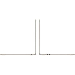 MacBook Air 13" (2024) - Apple M3 med 8-kärnig CPU och 10-kärnig grafikprocessor - 8GB RAM - SSD 512GB - Standardskärm - QWERTZ - Tysk
