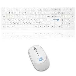 Simpletek Keyboard QWERTY Wireless Greek Mouse and Keyboard