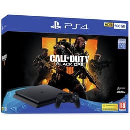 PlayStation 4 Slim 500GB - Svart + Call of Duty: Black Ops 4