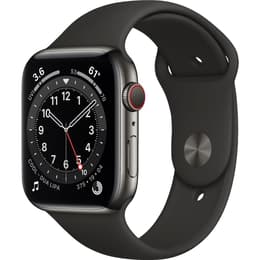 Apple Watch (Series 6) 2020 GPS 40 - Aluminium Svart - Sportband Svart
