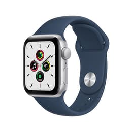 Apple Watch Series 9 (2023) GPS 41 mm - Aluminium Silver - Sportband Blå