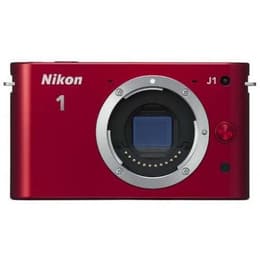 Nikon 1 J1 - Röd + Nikon 1 Nikkor 10-30mm f/3.5-5.6 VR