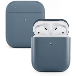 Skyddsfodral AirPods 1 / AirPods 2 - Naturligt material - Blå
