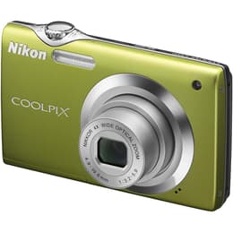 Kompakt Coolpix S3000 - Grön + Nikon Nikkor 4X Wide Optical Zoom f/3.2-5.9