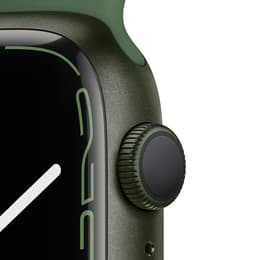 Apple Watch Series 7 (2021) GPS 45 mm - Aluminium Grön - Sportband Grön