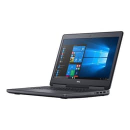 Dell Precision 7520 15-tum (2017) - Core i7-7820HQ - 8GB - SSD 256 GB AZERTY - Fransk
