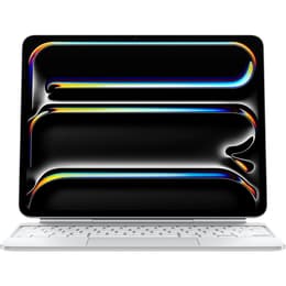 iPad Magic Keyboard (iPad ingår ej) 13" (2024) - Vit - AZERTY - Fransk