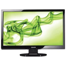 22-tum Philips 220S2SB 1680 x 1050 LCD Monitor Svart