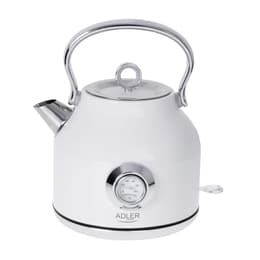 Adler AD 1346B Bouilloire avec thermomètre 1,7 STRIX - Puissance 1850-2200W - Coloris Blanc Vit L - Vattenkokare