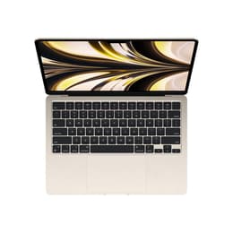 MacBook Air 13" (2022) - Apple M2 med 8-kärnig CPU och 8-kärnig grafikprocessor - 8GB RAM - SSD 512GB - Standardskärm - QWERTY - Svensk