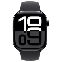 Apple Watch Series 10 (2024) GPS 46 mm - Aluminium gagatsvart - Sportband Svart
