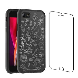 Back Market Skal iPhone 7/8 och skyddsskärm - Återvunnen plast - Svart & Vit