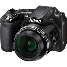 Bro CoolPix L840 - Svart + Nikon Nikkor 38X Wide Optical Zoom ED VR 4.0-152mm f/3-6.5 f/3-6.5