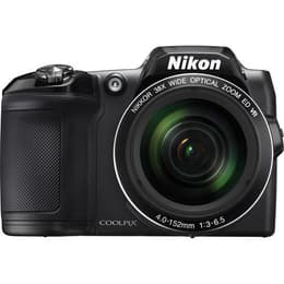 Bro CoolPix L840 - Svart + Nikon Nikkor 38X Wide Optical Zoom ED VR 4.0-152mm f/3-6.5 f/3-6.5