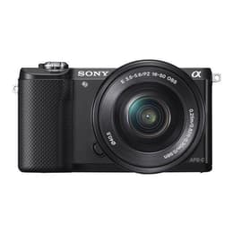 Alpha a5000 - Svart + Sony E PZ 16-50mm f/3.5-5.6 OSS + E 55-210mm f/4.5-6.3 OSS f/3.5-5.6 + f/4.5-6.3