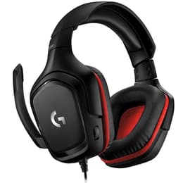 Logitech G332 gaming kabelansluten Hörlurar med microphone - Svart/Röd