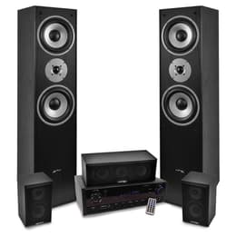 Soundbar Ltc Home-Cinema 5 enceintes 850W E1004BK, Ampli 2x50W + 3x20W ATM6500BT - Svart
