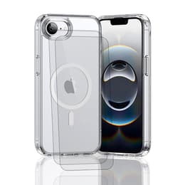 Skal iPhone 16e och 2 st skärmskydd - TPU - Genomskinlig