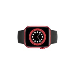 Apple Watch (Series 6) 2020 GPS 40 - Aluminium Röd - Sportband Svart