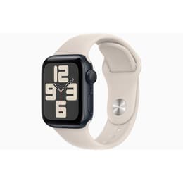 Apple Watch Series SE 1 (2020) GPS 40 mm - Aluminium Grå utrymme - Sportband Apelsin