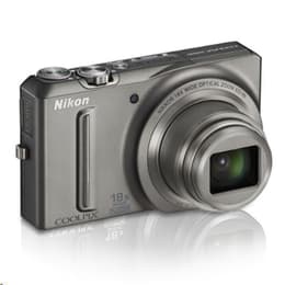 Nikon Coolpix S9100 Kompakt 12 - Grå