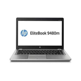 HP EliteBook Folio 9480M 14-tum (2015) - Core i7-4600U - 8GB - SSD 256 GB AZERTY - Fransk