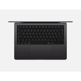 MacBook Pro 14" (2024) - Apple M4 med 10-kärnig CPU och 10-kärnig grafikprocessor - 24GB RAM - SSD 1000GB - Standardskärm - QWERTZ - Tysk