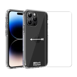 Back Market Skal iPhone 14 Pro och skyddsskärm - 60% Återvunnen plast - Genomskinlig