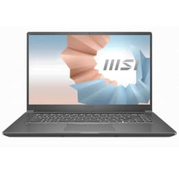 MSI Modern MS-1551 15-tum (2020) - Core i5 - Gen 10 (U) - 16GB - SSD 512 GB AZERTY - Fransk