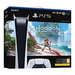 PlayStation 5 Digital Edition 825GB - Vit + Horizon Forbidden West