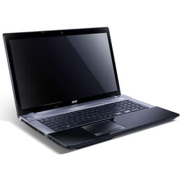 Acer Aspire V3-731 17-tum (2012) - Pentium 2020M - 4GB - SSD 64 GB + HDD 250 GB AZERTY - Fransk