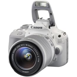 Reflex - Canon EOS 100D Vit + Objektiv Canon EF-S 18-55mm f/3.5-5.6 IS STM