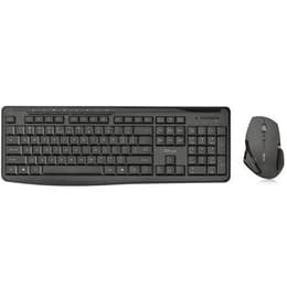 Trust Keyboard QWERTY Spansk Wireless Evo Wireless keyboard + mousewith siloent keys