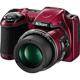 CoolPix L820 - Röd + Nikon Nikkor 30X Optical Zoom 22.5-675 mm f/3-5.8 f/3-5.8