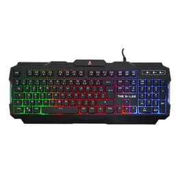 The G-Lab Keyboard QWERTY Spansk Bakgrundsbelyst tangentbord Combo Argon