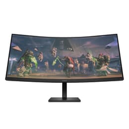34-tum HP OMEN 34c WQHD 165Hz Curved Gaming Monitor 3440 x 1440 LCD Monitor Svart