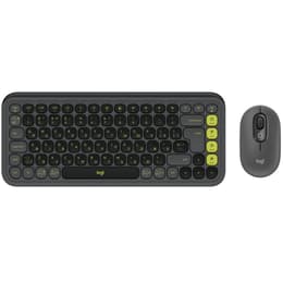 Logitech Keyboard QWERTY Rysk Wireless POP ICON COMBO