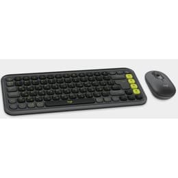 Logitech Keyboard QWERTY Rysk Wireless POP ICON COMBO
