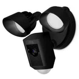 Ring Floodlight cam wired plus Videokamera - Svart