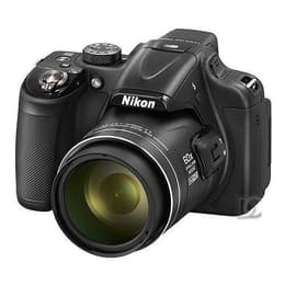 Bro Coolpix P600 - Svart + Nikon Nikkor 60X Wide Optical Zoom ED VR 24–1440mm f/3.3–6.5 f/3.3–6.5