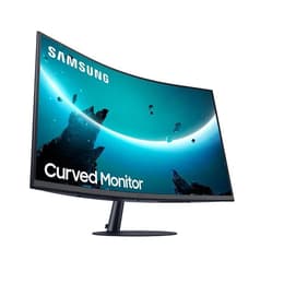 32-tum Samsung C32T550FDR 1920 x 1080 LED Monitor Svart