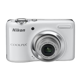 Kompakt CoolPix L25 - Vit + Nikon Nikkor 5X Wide Optical Zoom ED 26-130mm f/2.7-6.8 f/2.7-6.8